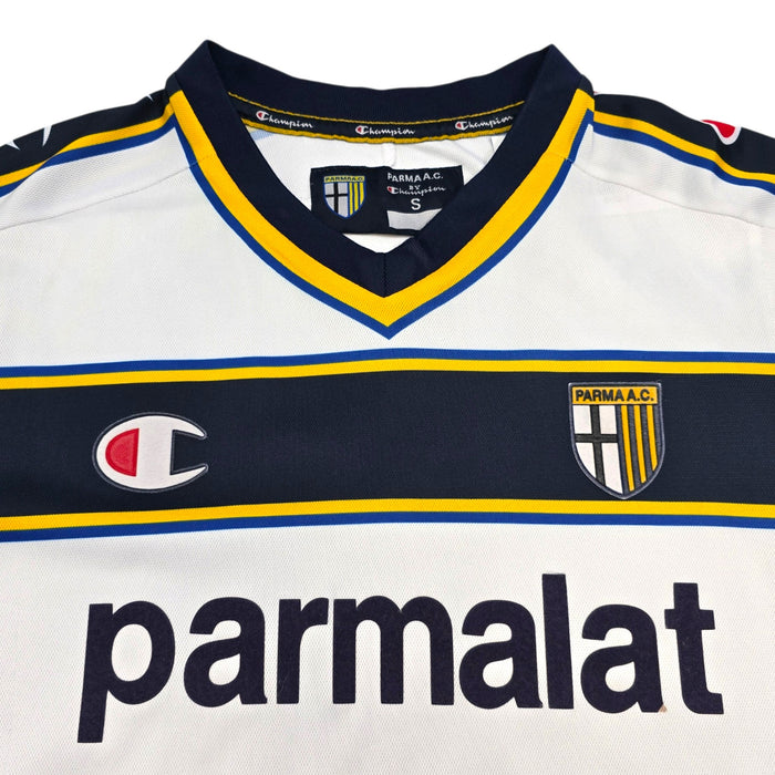 2002/03 Parma Away Football Shirt (S) Champion