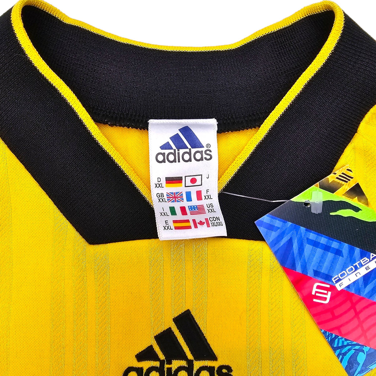 80s/90s Vintage Football Shirt (2XL) Adidas # 7 - Football Finery - FF202348