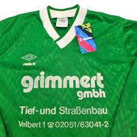 80s/90s Vintage Football Shirt (M) Umbro # 9 - Football Finery - FF202352