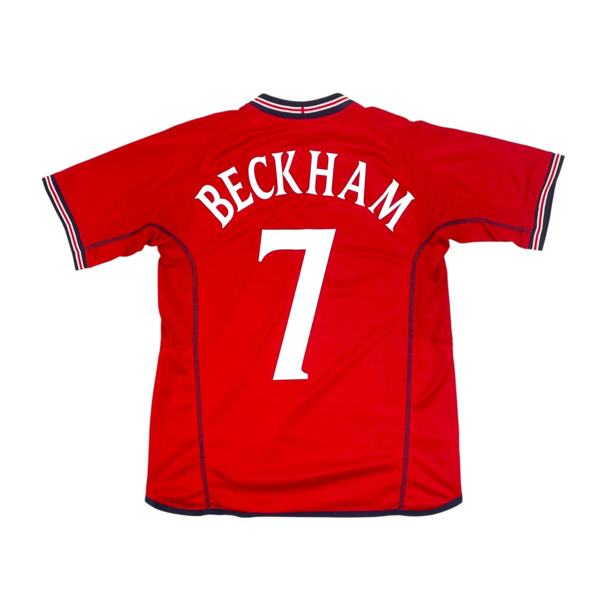 2002/04 England Away Football Shirt (S) Umbro #7 Beckham