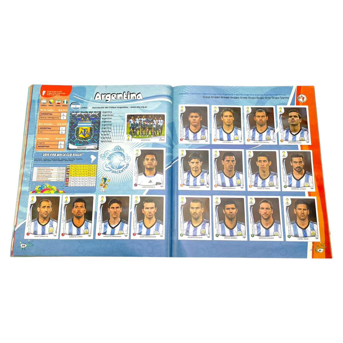 Panini Official World Cup 2014 Sticker Album (Complete)