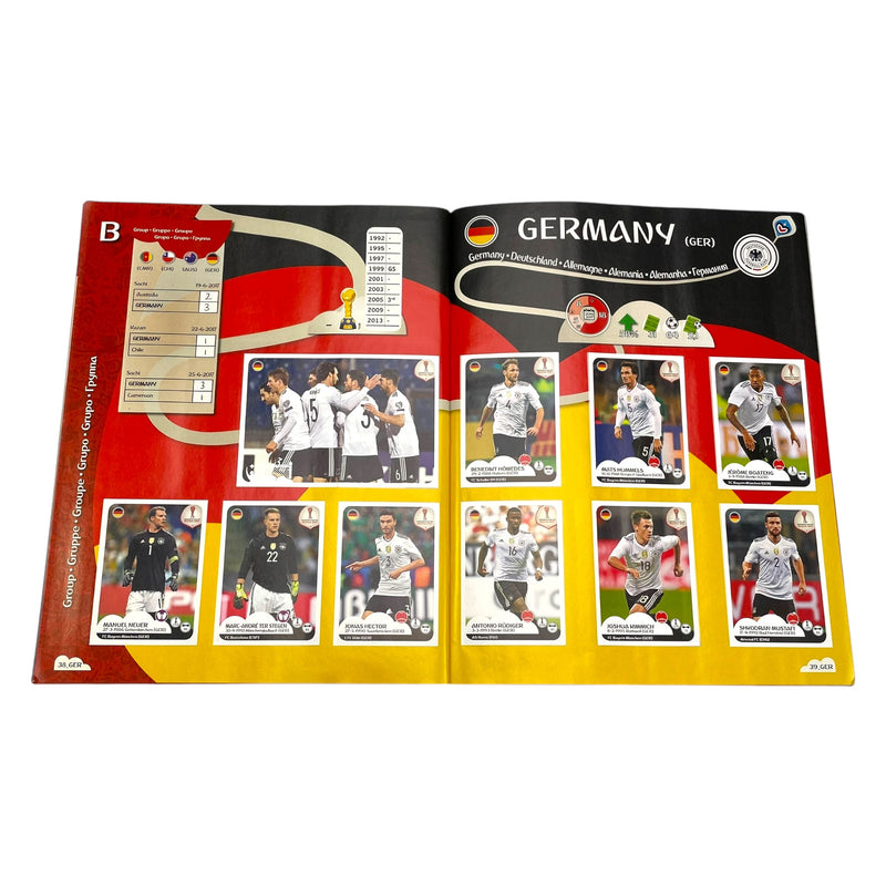Panini Official Confederations Cup 2017 Sticker Album (Complete)