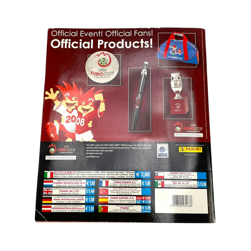 Panini Official Euro 2008 Sticker Album (Complete)