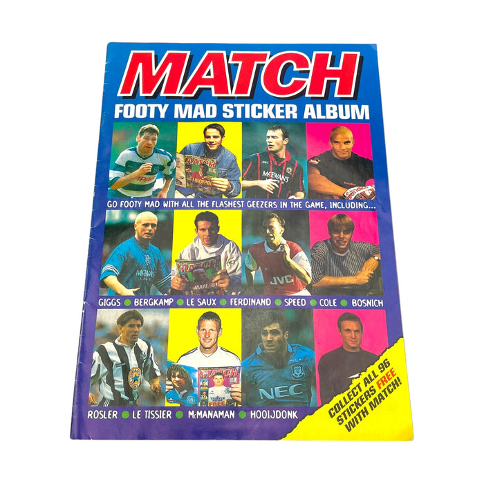 Match Footy Mad 1995/96 Sticker Album (Complete)