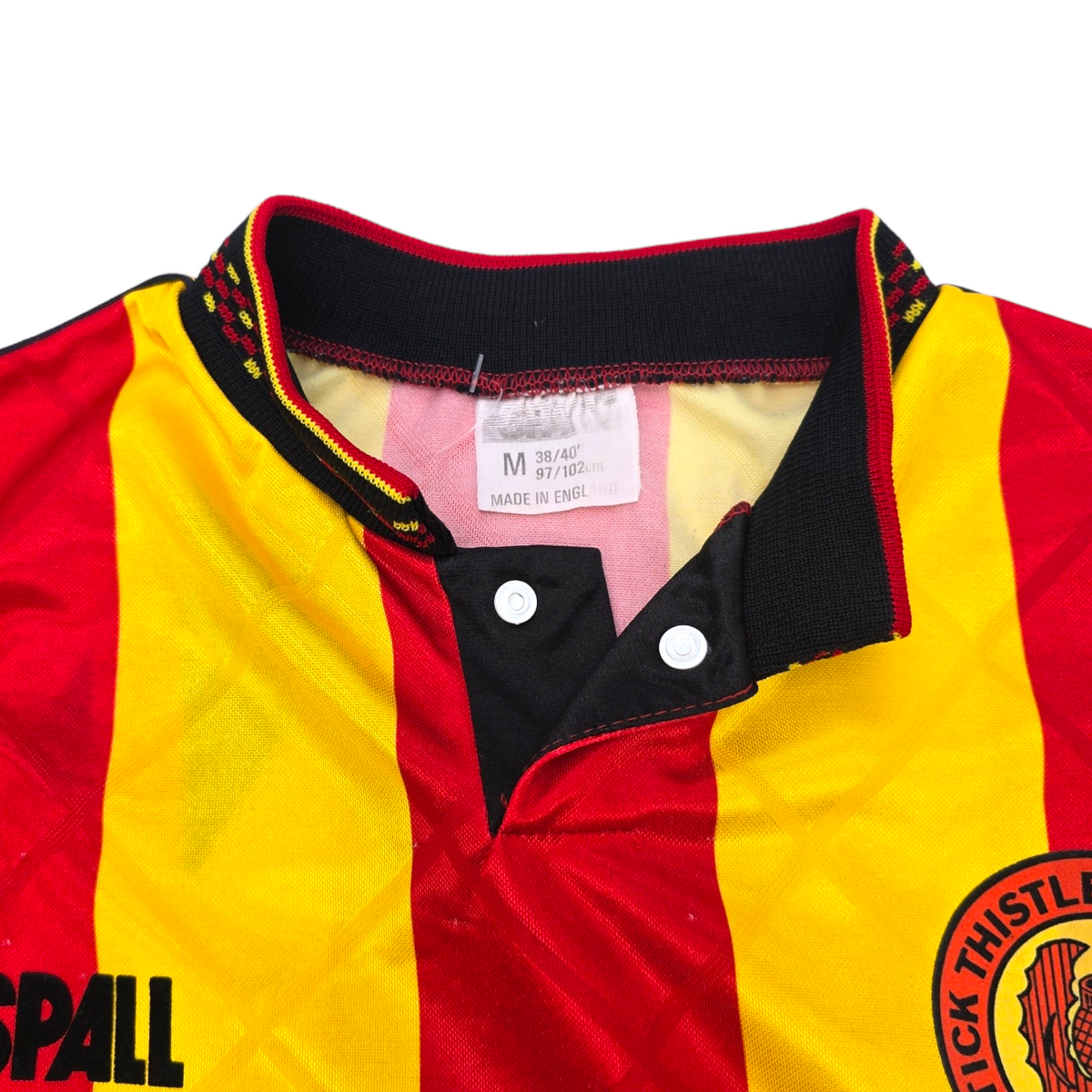 1989/90 Partick Thistle Home Football Shirt (M) Spall