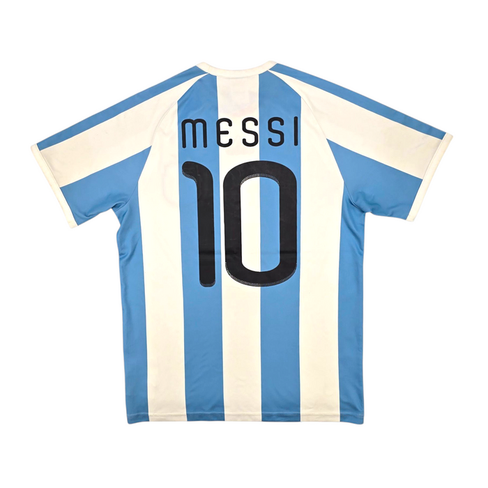 2010/11 Argentina Home Football Shirt (S) Adidas #10 Messi