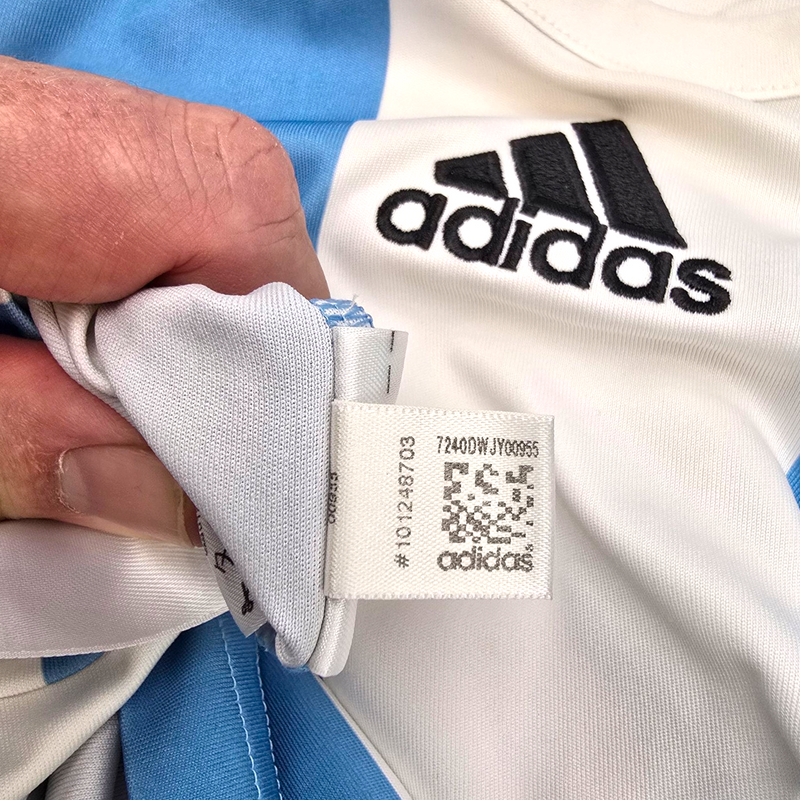 2010/11 Argentina Home Football Shirt (S) Adidas #10 Messi