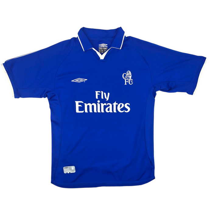 2001/03 Chelsea Home Football Shirt (M) Umbro #25 Zola