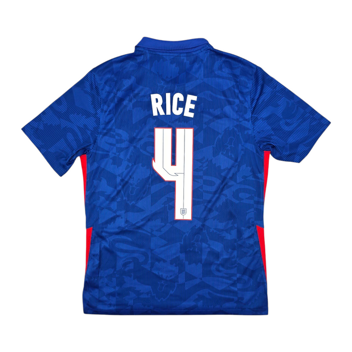 2020/22 England Away Football Shirt (M) Nike #4 Rice
