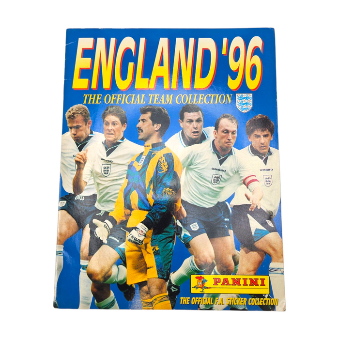 Panini Official 1996 England Team FA Sticker Book (Complete)