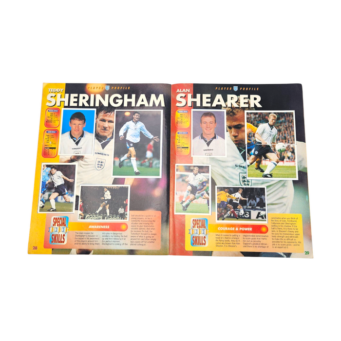 Panini Official 1996 England Team FA Sticker Book (Complete)