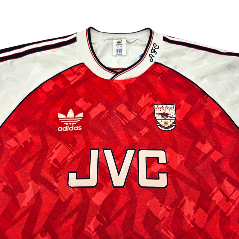 1990/92 Arsenal Home Football Shirt (XL) Adidas