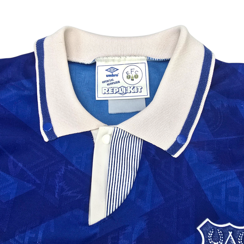 1991/93 Everton Home Football Shirt (L) Umbro