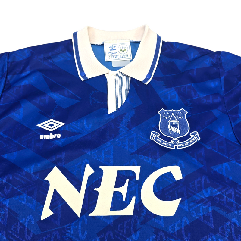 1991/93 Everton Home Football Shirt (L) Umbro