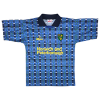 1994/96 Norwich City Away Football Shirt (S) Mitre