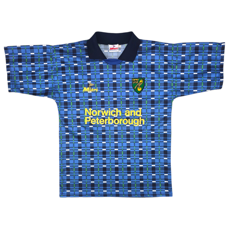 1994/96 Norwich City Away Football Shirt (S) Mitre