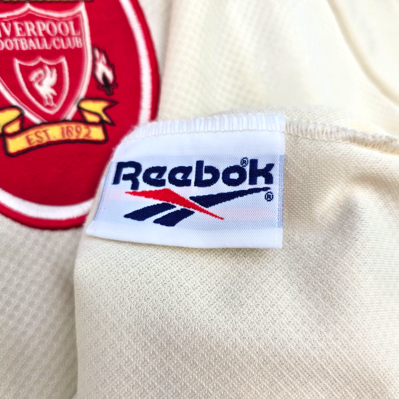 1996/97 Liverpool Away Football Shirt (L) Reebok #10 Barnes