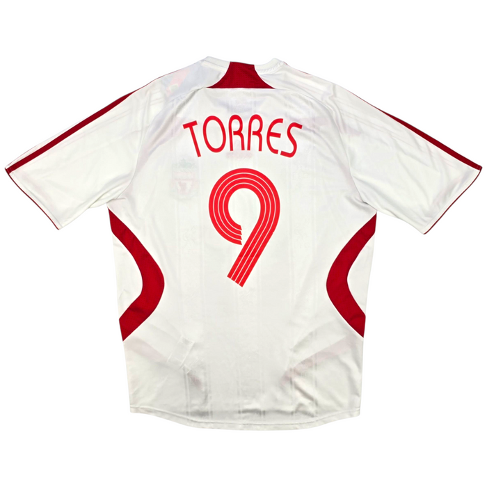 2007/08 Liverpool Away Football Shirt (M) Adidas #9 Torres