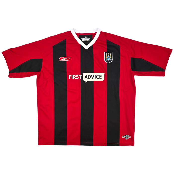 2003/04 Manchester City Away Football Shirt (XL) Reebok #39 Anelka