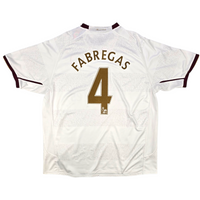 2007/08 Arsenal Away Football Shirt (2XL) Nike #4 Fabregas