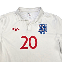 2010/11 England Home Football Shirt (L) Umbro #20 King