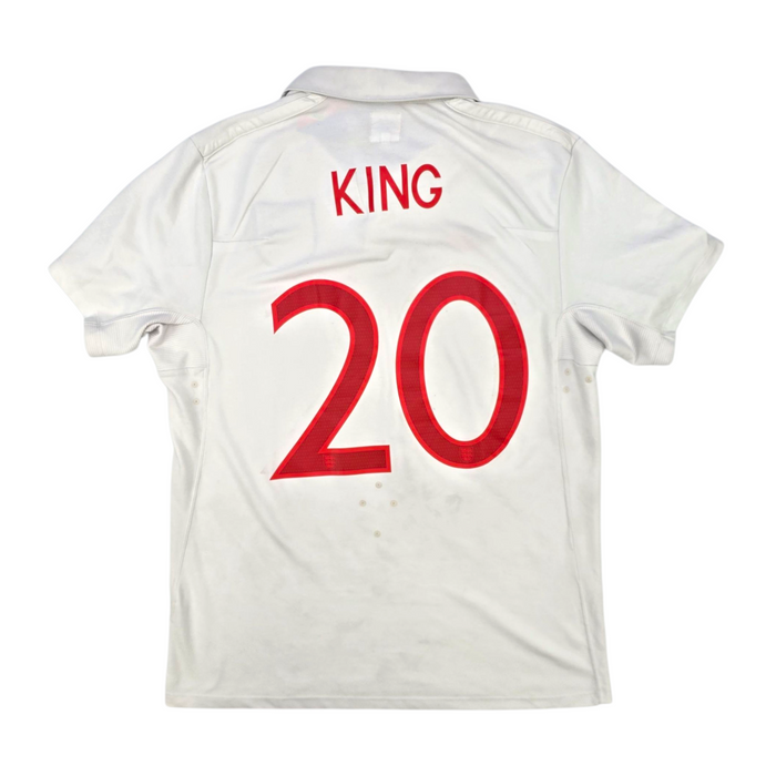 2010/11 England Home Football Shirt (L) Umbro #20 King
