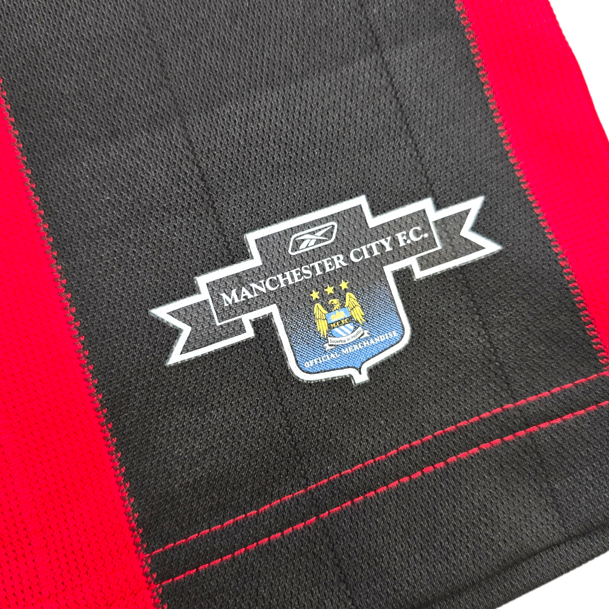 2003/04 Manchester City Away Football Shirt (M) Reebok #39 Anelka