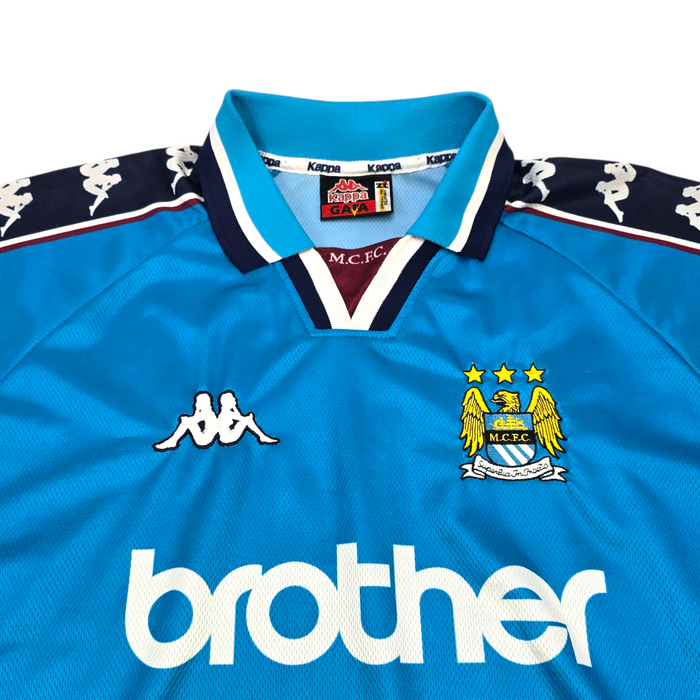 1997/99 Manchester City Home Football Shirt (XL) Kappa