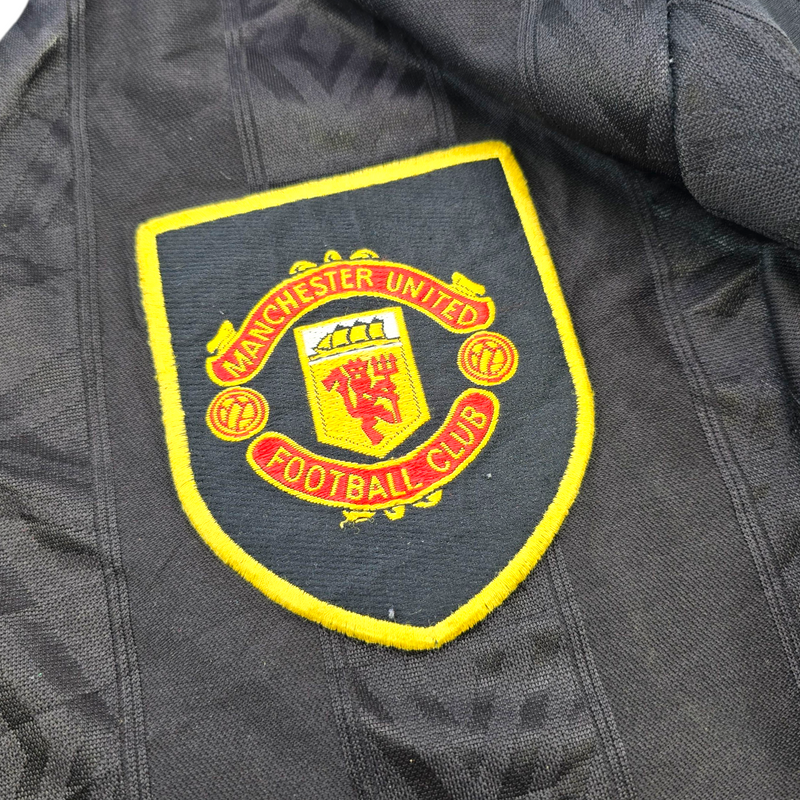 1993/95 Manchester United Away Football Shirt (M) Umbro