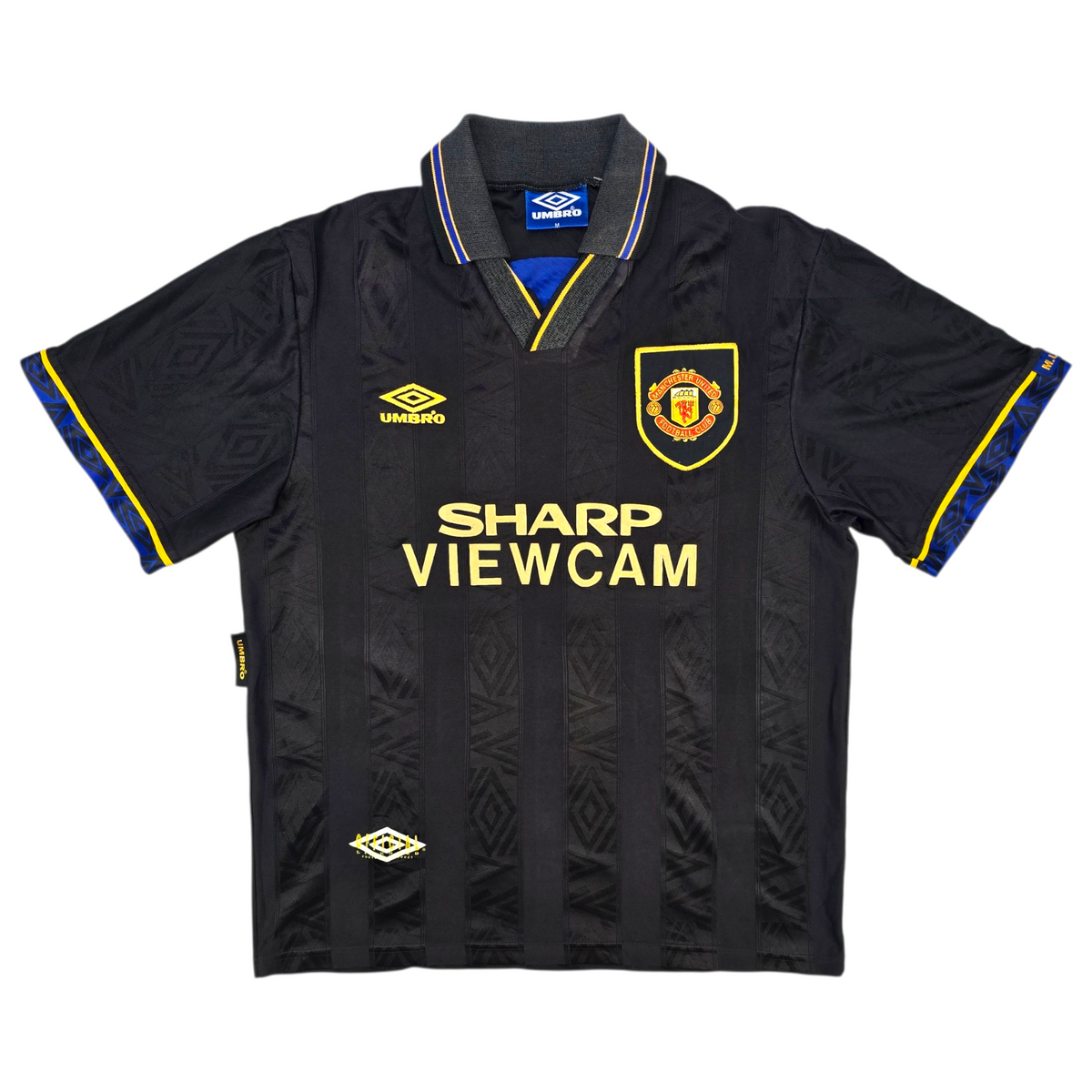 1993/95 Manchester United Away Football Shirt (M) Umbro