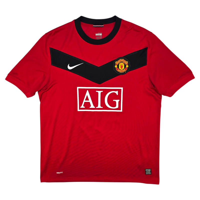 2009/10 Manchester United Home Football Shirt (L) Nike #15 Vidic