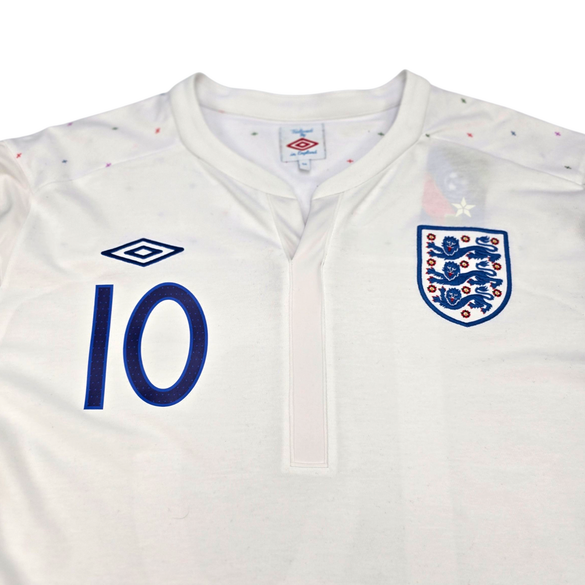 2010/11 England Home Football Shirt (2XL) Umbro #10 Rooney