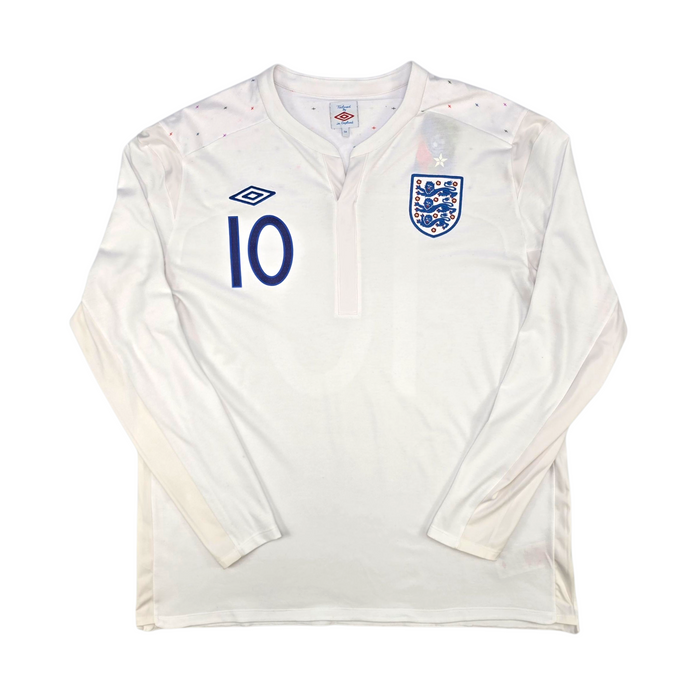 2010/11 England Home Football Shirt (2XL) Umbro #10 Rooney