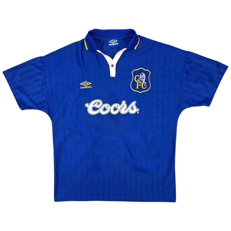 1995/97 Chelsea Home Football Shirt (XL) Umbro #4 Gullit