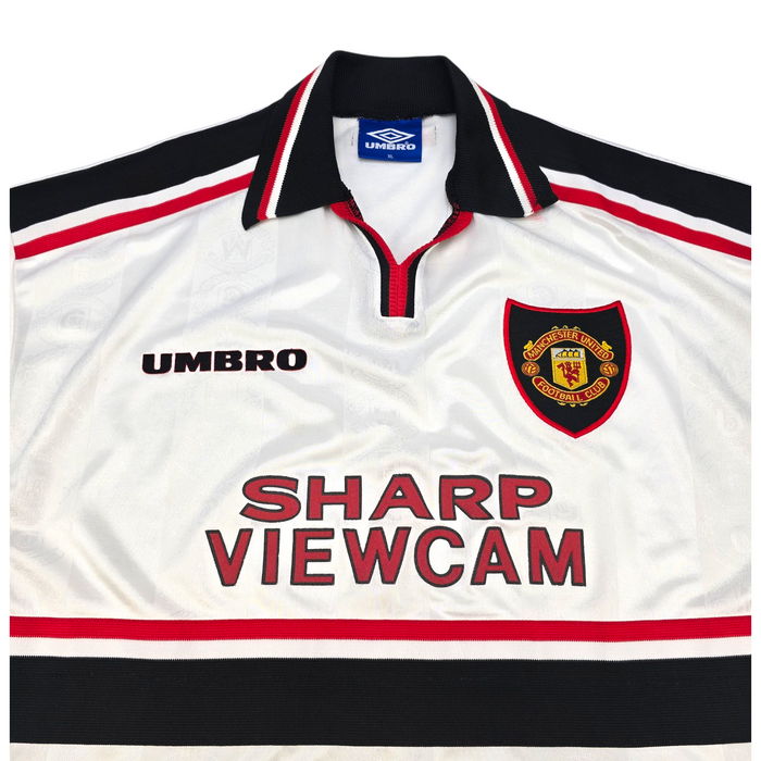 1997/98 Manchester United Away Football Shirt (XL) Umbro