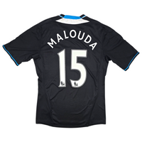 2011/12 Chelsea Away Football Shirt (M) Adidas #15 Malouda