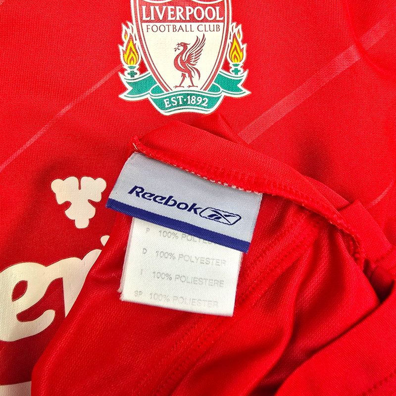 2005/06 Liverpool European Home Football Shirt (L) Reebok #10 Luis Garcia