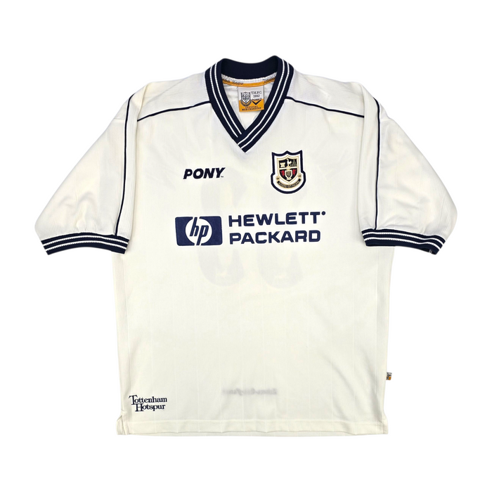 1997/99 Tottenham Hotspur Home Football Shirt (L) PONY #33 Klinsmann