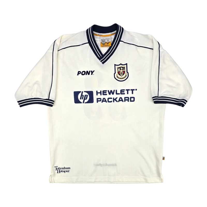 1997/99 Tottenham Hotspur Home Football Shirt (L) PONY #33 Klinsmann