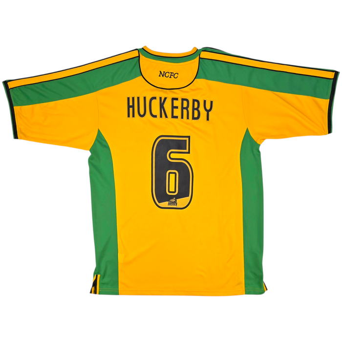 2003/05 Norwich City Home Football Shirt (M) Xara #6 Huckerby (BNWTs)