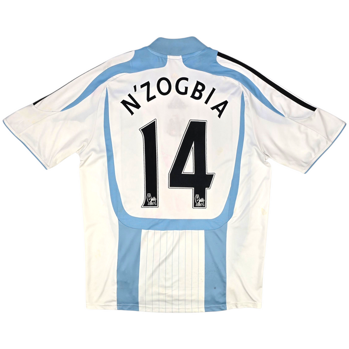 2007/08 Newcastle United Third Football Shirt (L) Adidas #14 N'Zogbia