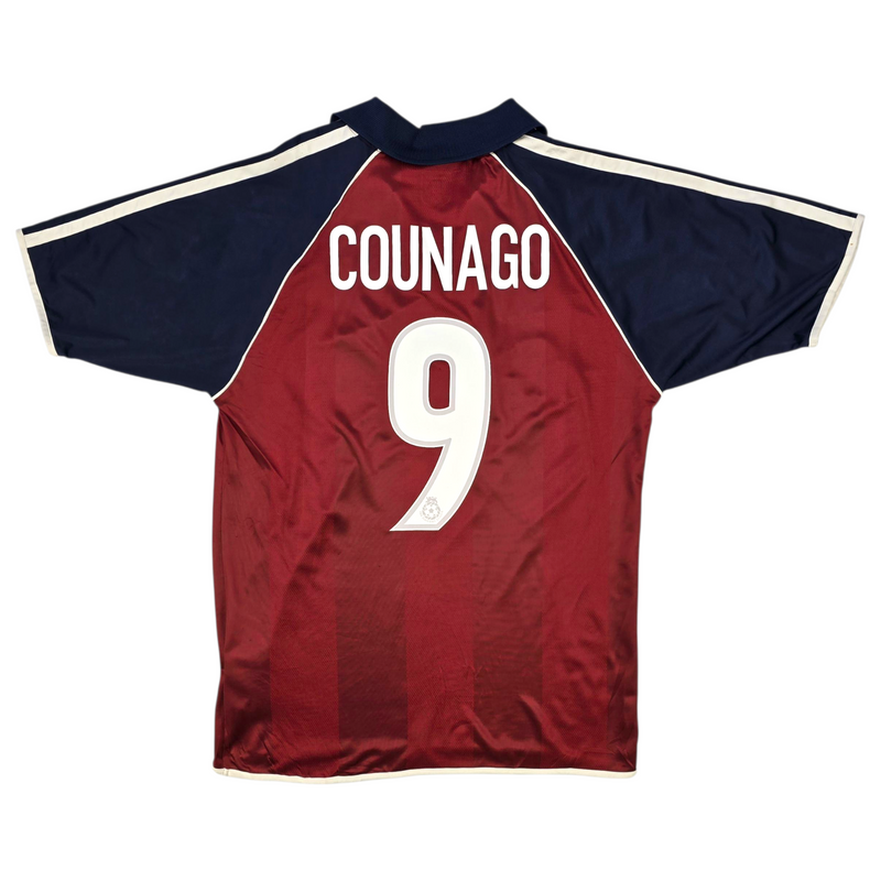 2002/04 Ipswich Town Away Football Shirt (M) Punch #9 Counago
