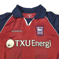 2002/04 Ipswich Town Away Football Shirt (M) Punch #9 Counago