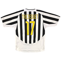 2003/04 Juventus Home Football Shirt (L) Nike #17 Trezeguet