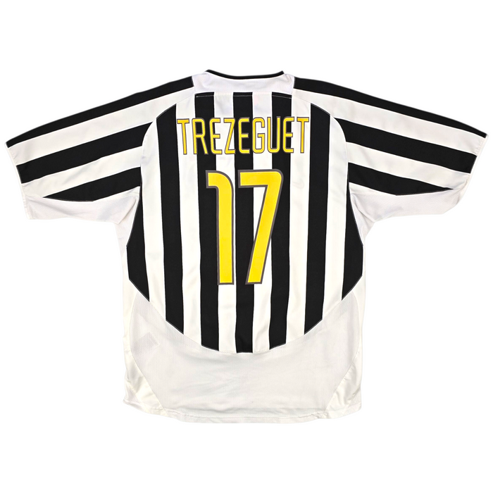 2003/04 Juventus Home Football Shirt (L) Nike #17 Trezeguet