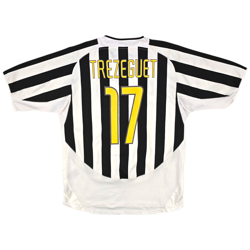2003/04 Juventus Home Football Shirt (L) Nike #17 Trezeguet