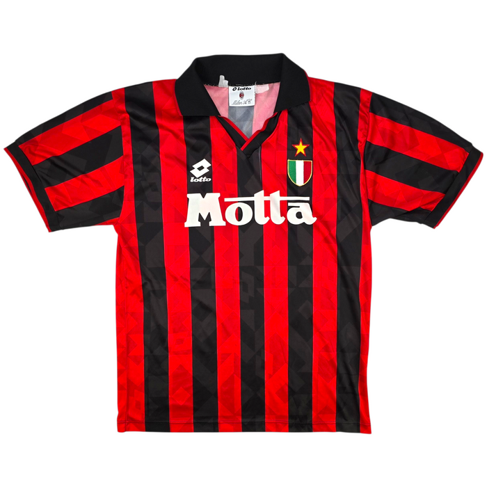 1993/94 AC Milan Home Football Shirt (XL) Lotto