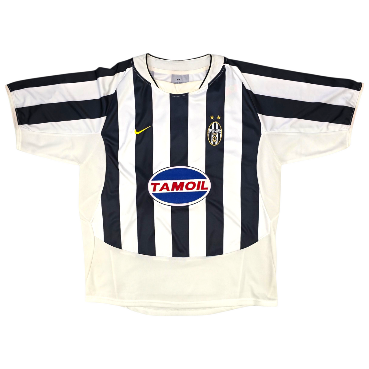 2003/04 Juventus Home Football Shirt (XL) Nike #17 Trezeguet (EUROPEAN)