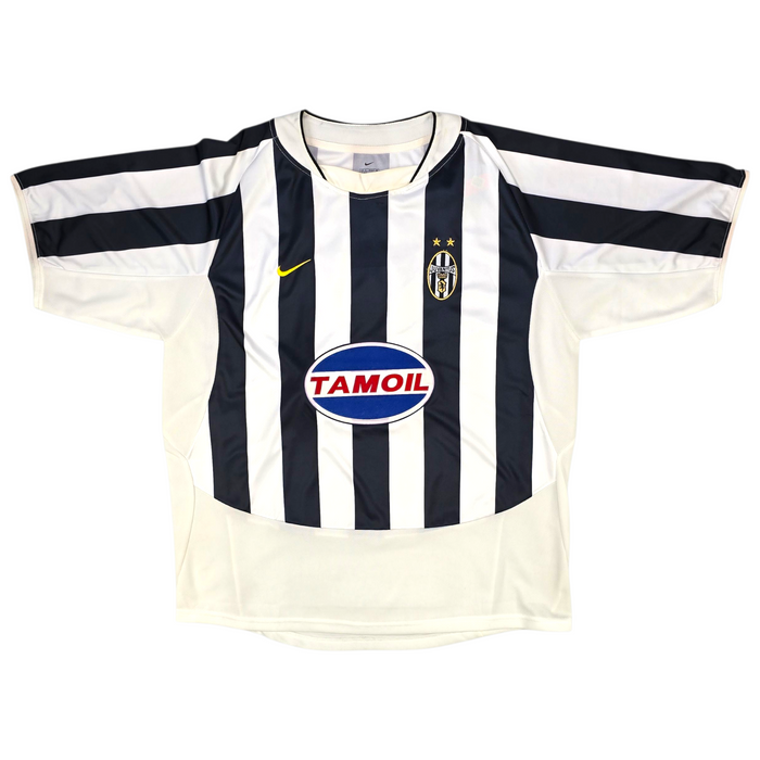 2003/04 Juventus Home Football Shirt (XL) Nike #17 Trezeguet (EUROPEAN)