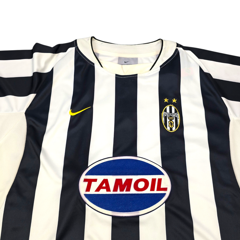 2003/04 Juventus Home Football Shirt (XL) Nike #17 Trezeguet (EUROPEAN)